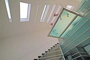 Dirk Coopman Architect contemporary Architecture Floors in glass