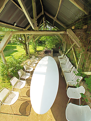 Dirk Coopman, landschapsarchitectuur, ready-made, land art, green, bos, Ardennen, Au dessus du Bie, omgevingsaanleg