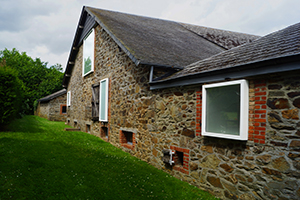 Dirk Coopman, landschapsarchitectuur, ready-made, land art, green, bos, Ardennen, Au dessus du Bie, omgevingsaanleg