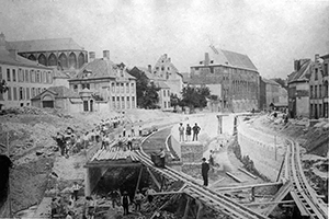 Dirk Coopman, Architect, Urban design, Gent, Stedenbouw, ruimtelijke ordening, plein, Francois Laurentplein